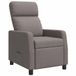 vidaXL - Fauteuil inclinable - Taupe - Tissu