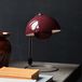 &TRADITION Lampe à poser Flowerpot VP4, rouge foncé, 36 cm