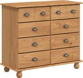 vidaXL Ladekast ASKIM Bruin Massief Grenenhout 91 x 40 x 79 cm