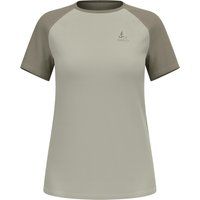Odlo X-Alp Trail Hardloopshirt Dames-grijs, olijf, Maat L