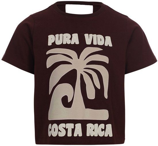 LOOXS 10sixteen Meisjes T-Shirtss26 - Maat 122/128 - Bruin