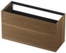 INK - Onderkast 2 Laden Push To Open Horizontaal Gefreesd Bestaande Uit: - 1200x450x650 Mm - Massief Eiken Aqua