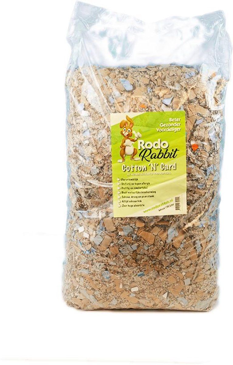 Ekoo Animal Bedding Cotton ‘n Card bodembedekker 150 liter