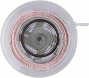 Merkloos / Sans marque Giving Meetlint/rolmaat - wit - 1.5M - compact - oprolbaar - reisformaat - kunststof