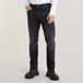 G-Star Mosa Straight Heren Jeans Worn in Black Moon W35/L32