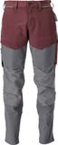 Mascot Customized Broek met kniezakken 22379-311 - bordeaux/steengrijs - C42