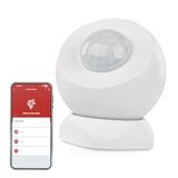EMOS GoSmart ZigBee Infrarood bewegingsmelder met app, bewegingssensor IP-2310Z voor domotica, licht of alarm, detectiehoek 90°, detectiebereik 8 m, IP20 voor binnen, wit
