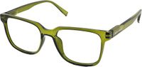 Vista Bonita Leesbril Cubo met blauw licht filter - Army Green - +1.00
