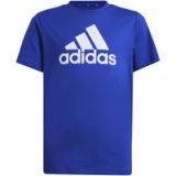 Adidas Essentials Big Logo Cotton T-shirt Blauw 11-12 Years Jongen