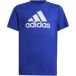 Adidas Essentials Big Logo Cotton T-shirt Blauw 11-12 Years Jongen