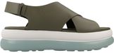 Camper Pelotas Flota Platform Sandals Wo - Green Heels