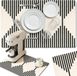 Tapis de cuisine Beige Motif 30 x 50 cm