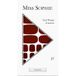 Miss Sophie Burgundy Pedicure autocollant pour ongles