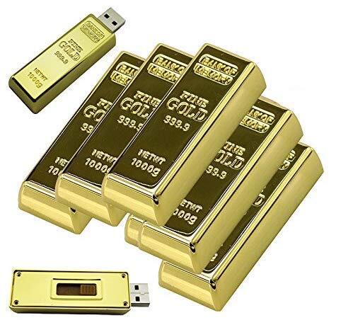 A-Plus Een Plus+ 10 Pack USB Flash Drive Bullion Gold Bar Ontwerp USB Flash Memory Drive Stick U Disk Pendrive