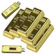 A-Plus Een Plus+ 10 Pack USB Flash Drive Bullion Gold Bar Ontwerp USB Flash Memory Drive Stick U Disk Pendrive