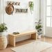Banc d'entrée en bois pour chambre ou salle à manger