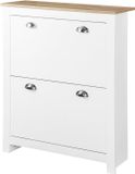HOMCOM Armoire à chaussures pliable