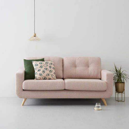 2-zitsbank Palermo - Roze - Polyester - 8719542322793