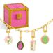NOBLE Set van 4 bedels met ketting - Glinda en Elphaba - Wicked