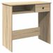 vidaXL Bureau Sonoma eiken 80x40x75 cm