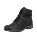 Rieker Veterlaarzen 'Schnürstiefelette Damen 7122201 Kunststoff (Synthetik) in schwarz' zwart