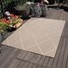 Merkloos Weerbestendig Buiten- en Binnentapijt Boho Beige 120x170 cm
