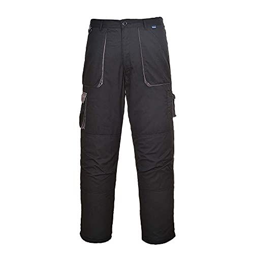 Portwest Texo Contrast Broek - Zwart - TX11BKTM - Size: M