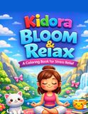 Kidora Floral Coloring Book for Adults