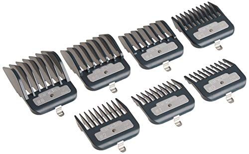 ERIUAES Andis Master Series Premium Metal Hair Clipper Attachment Comb 7-delige set, 33645
