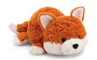 62846 NICI Knuffeldier haas en vos, 25 cm, omkeerbaar, 2-in-1, oranje