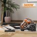 TKKEACE 3600W 15000PA A Stofzuiger Vacuüm multi-cyclonische Filtratie gevulde Vacuüm Harde Vloeren Tapijten FET Haar