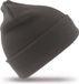 Result Heren/dames Beanie Wintermuts - donkergrijs - 100% acryl wol - warme mutsen - Dubbel dikke stof
