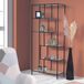 Urban Living Boekenkast 6 planken 77x33x185cm bruin