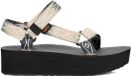 Teva Flatform Univeral Sunscape Sandalen - Dames - Zwart - Maat 40