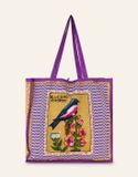 Oilily Surendra Shopper - Violet - Coton - Rayé