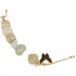Collier avec perles en pierre naturelle femme