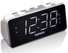 Lenco CR-18 - Digital Clock Radio - Black/Silver