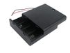 RS PRO Batterijhouder met draadaansluiting voor 4 x AA batterijen