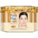 Pom Pon GOLD Gezichts- en oogmake-up verwijderingsdoekjes, met natuurlijke, voedende en revitaliserende ingrediënten, 20 stuks