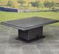 AVH-Collectie Miami lounge-diningtafel 160x90xH47-71 cm in hoogte verstelbaar antraciet
