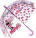 4KidsOnly Minnie Mouse Paraplu - Kinderparaplu - Metaal frame - Roze - Transparant