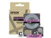 Epson Labelworks LK-4UBP labeltape cassette compatibel met Epson LabelWorks LW-C610 en LW-C410 paars/zwart 12 mm