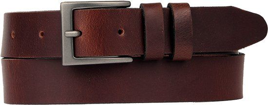 Petrol Industries Riem Heren - Broekriem - Leer - Bruin - 115 cm