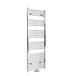 Hudson Reed Neva Moderne Sèche-serviettes en Chrome en Acier | Chauffage de salle de bain avec Raccordement central | 160cm x 50cm