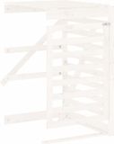 vidaXL Containerberging verlengstuk massief grenenhout wit