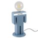 Pantone by Homemania 7002-5024-ERPN Homemania tafellamp, nachtkastje, blauw, wit, zwart, hout, 15 x 15 x 26 cm, 1 x E27, max. 100 W