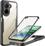 Techsuit ColorVerse 360 Case met Screenprotector - Zwart - Geschikt voor Xiaomi Redmi A5 4G