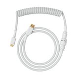 GLORIOUS Premium Spiraalkabel Ghost White Custom