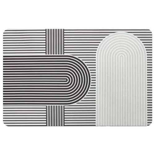 MYBO TV - TAPIGENIO badmat - 50x80cm - Art Deco grijs