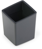 Durable 338858 Charcoal Plastic Square Waste Container